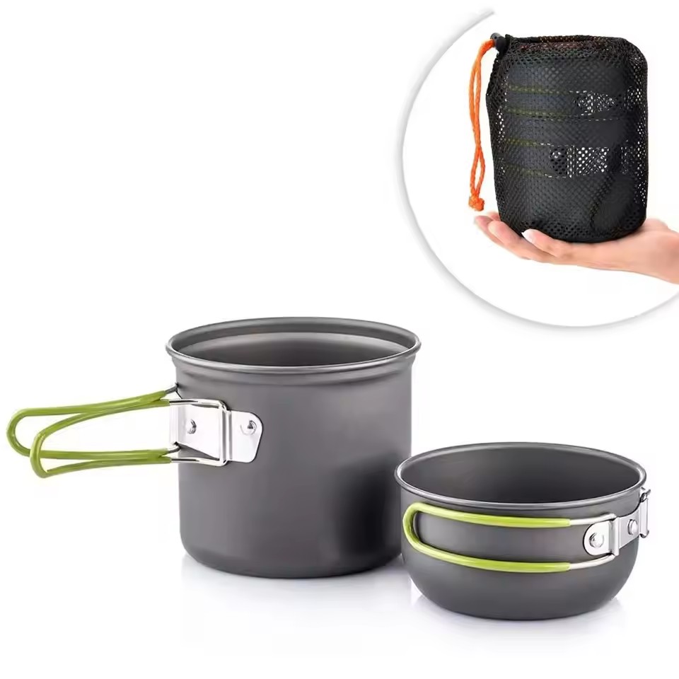 Home Cooking Gas Stove - Ultralight Camping Cookware Mess Kit Camping