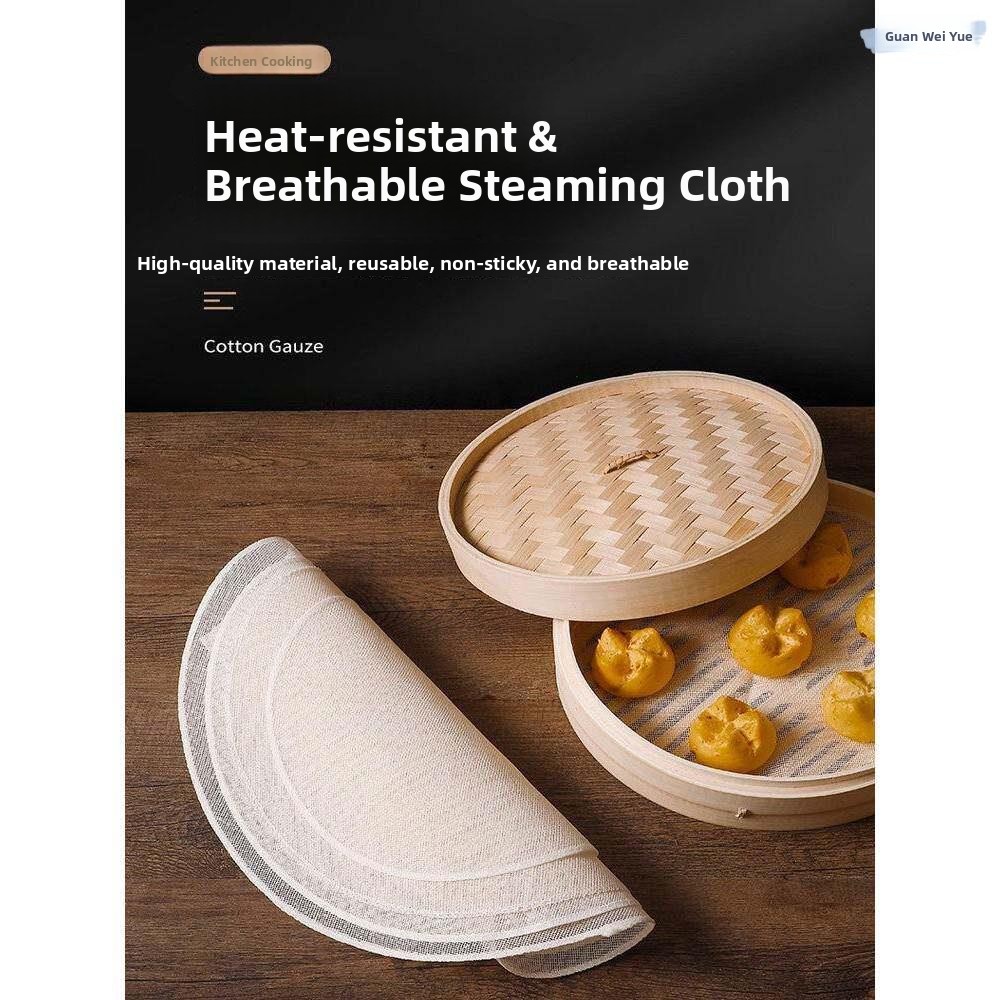 Home Cooking Utensils - Non-Stick round Steaming Cloth Baking Tool