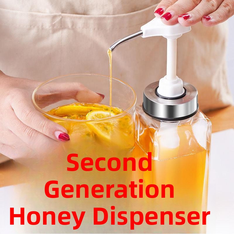 Home Cooking In Japanese - Convenient Honey Press Bottle Glass Sealed