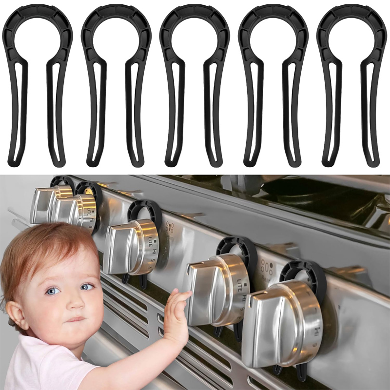 Home Cooking Gas Stove - Kitchen Shrinking Gas Stove Knob Lock