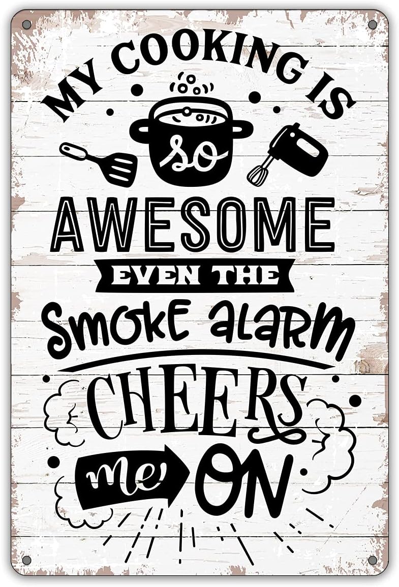 Home Cooking Quotes Sayings - QIONGQI Funny Quote My Cooking Is