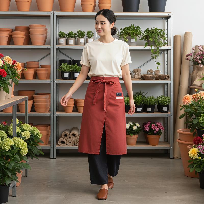 Home Cooking In Japanese - Japanese Style Cooking Apron Waterproof Half-length