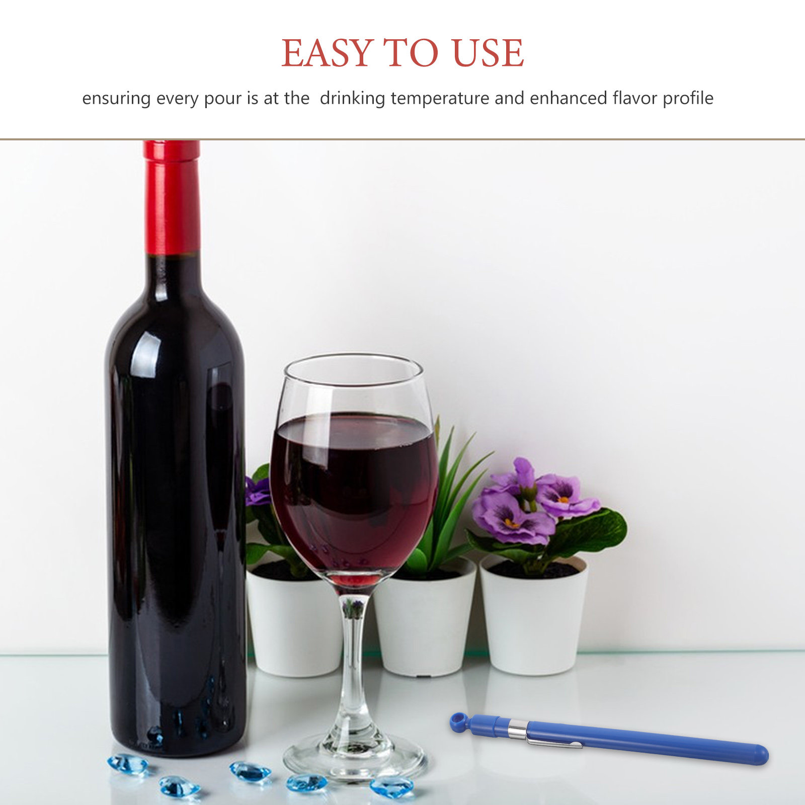 Glass Wine Thermometer Easy Re - Home Cooking Usa recensie en prijs