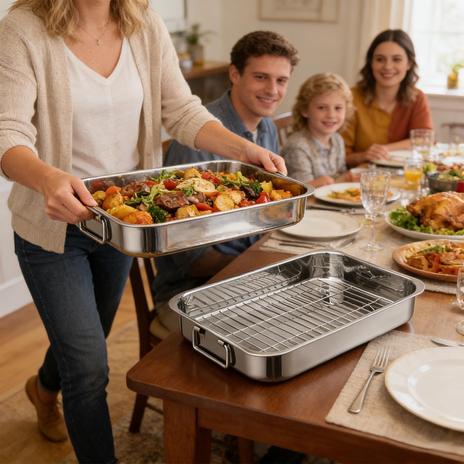 42cm Roasting Pan With Rack St - Home Cooking Utensils recensie en prijs