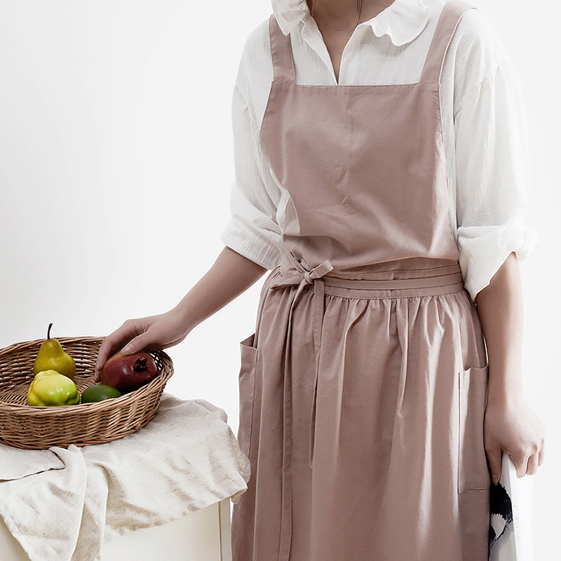 Women Cotton Linen Bib Apron J - Home Cooking In Japanese recensie en prijs