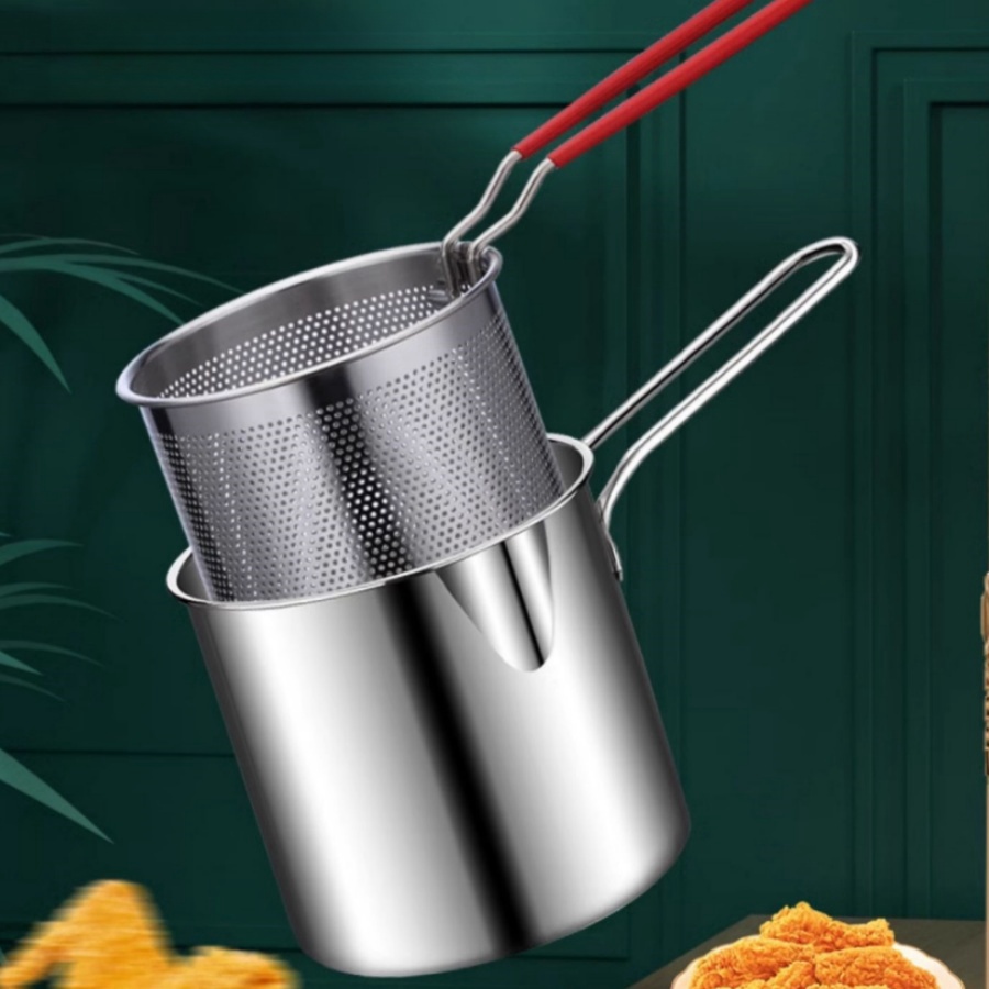 Compact Stainless Steel Deep F - Home Cooking Utensils recensie en prijs