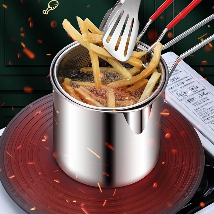 Compact Stainless Steel Deep F - Home Cooking Utensils recensie en prijs