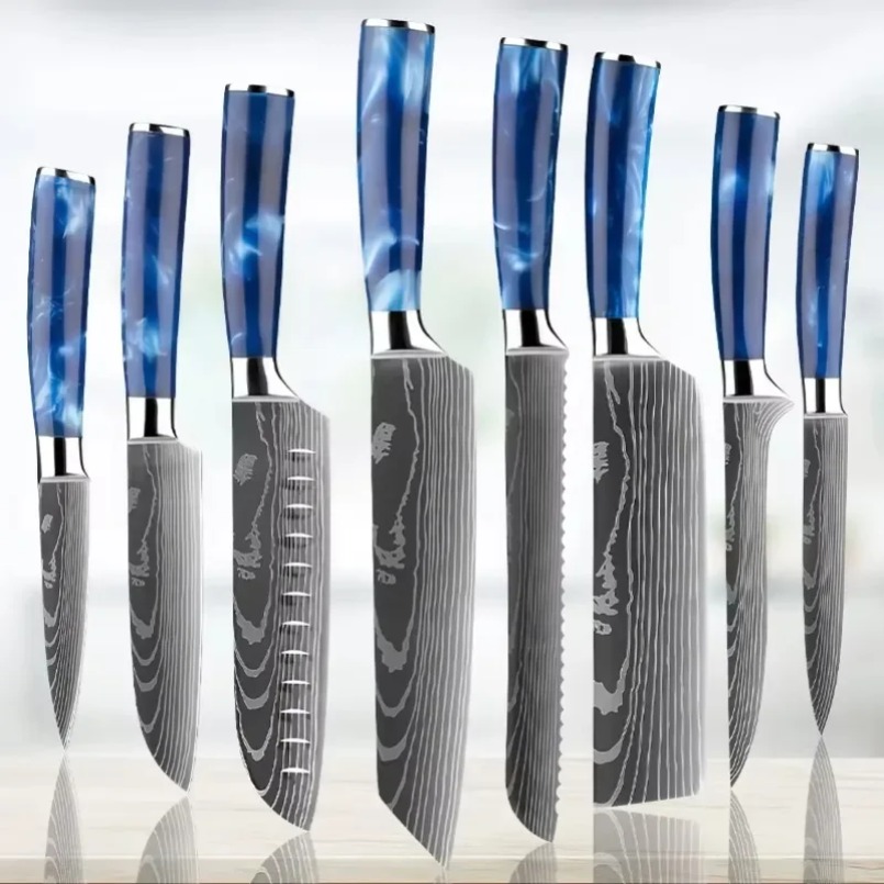 Damascus Patterned Laser Steel - Home Cooking In Japanese recensie en prijs