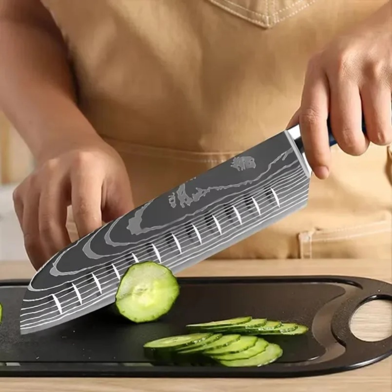 Damascus Patterned Laser Steel - Home Cooking In Japanese recensie en prijs