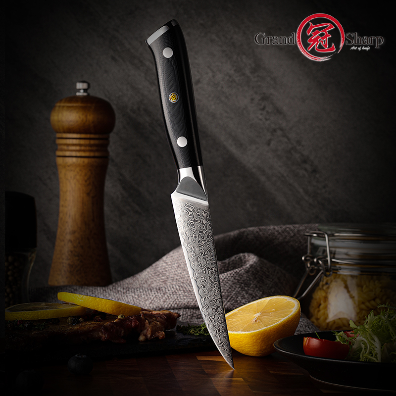 Grandsharp 4Pcs Damascus Steak - Home Cooking In Japanese recensie en prijs