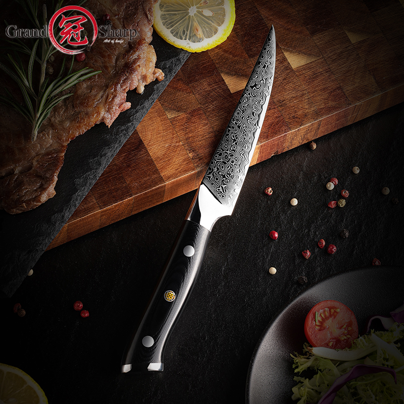 Grandsharp 4Pcs Damascus Steak - Home Cooking In Japanese recensie en prijs