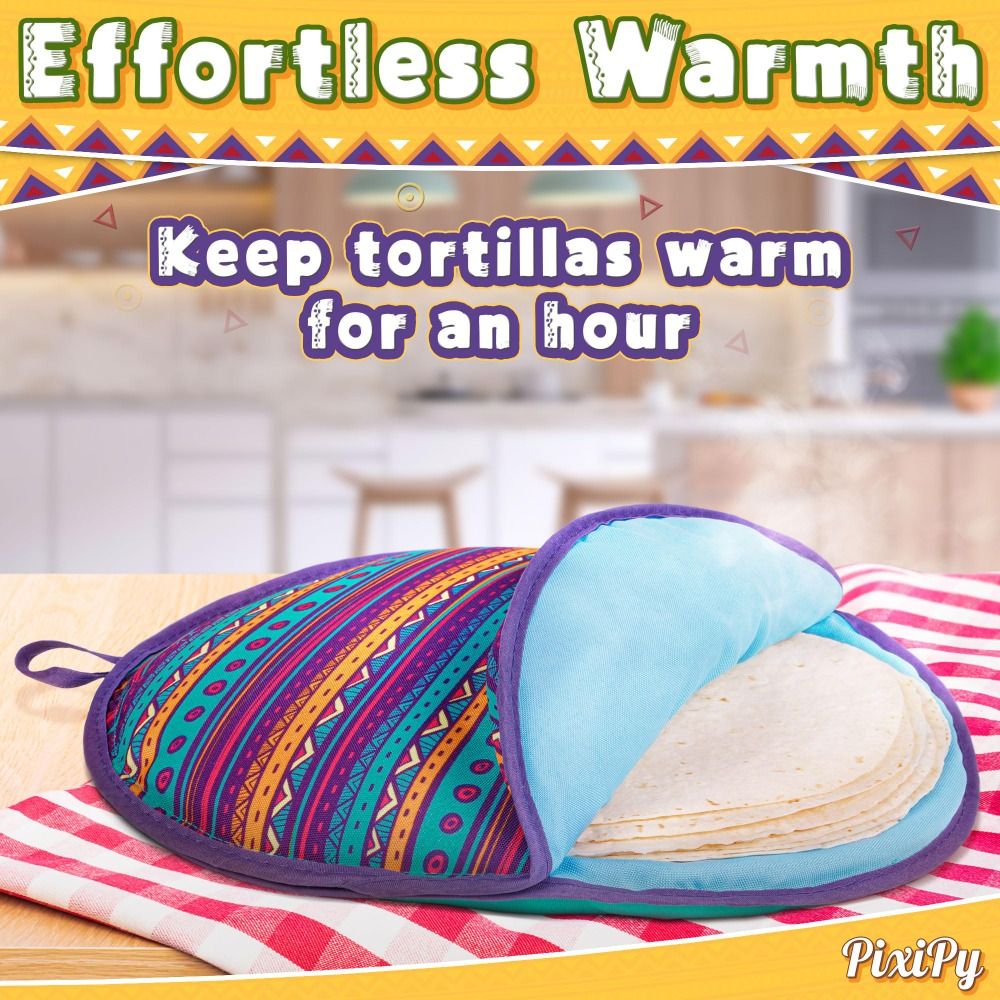 Microwavable Tortilla Warmer P - Tortilla Warmer Cloth recensie en prijs