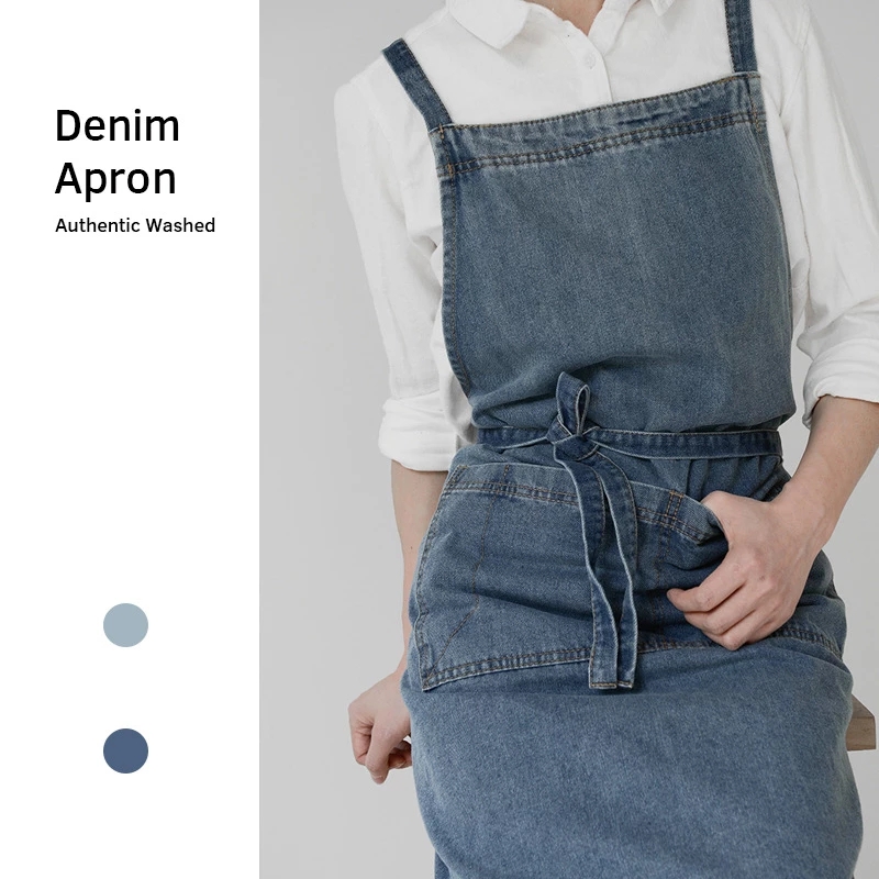 Denim Apron Cotton Korean Canv - Home Cooking Work recensie en prijs