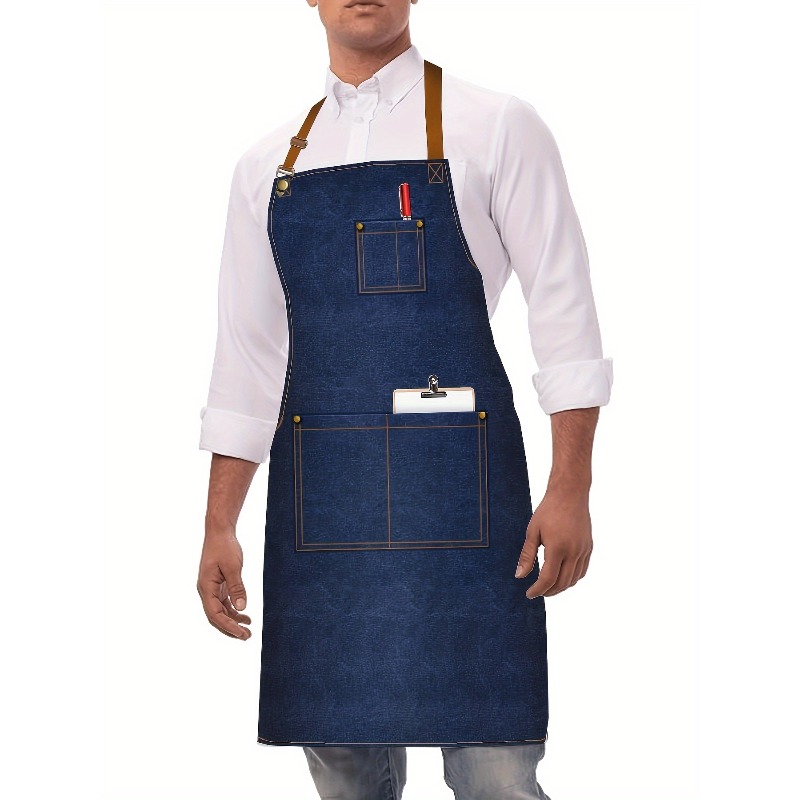 Denim Work Apron for Men Women - Home Cooking Work recensie en prijs