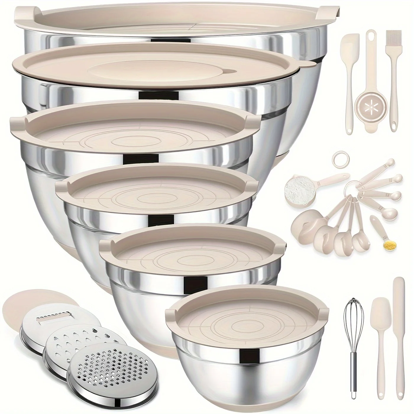 Set of Mixing Bowls Made of St - Home Cooking Utensils recensie en prijs