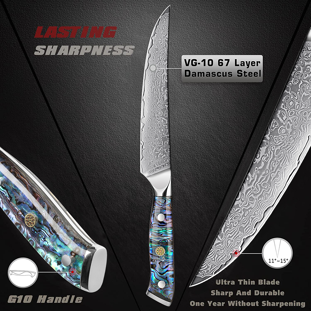 Japanese Damascus Steel Utilit - Home Cooking In Japanese recensie en prijs