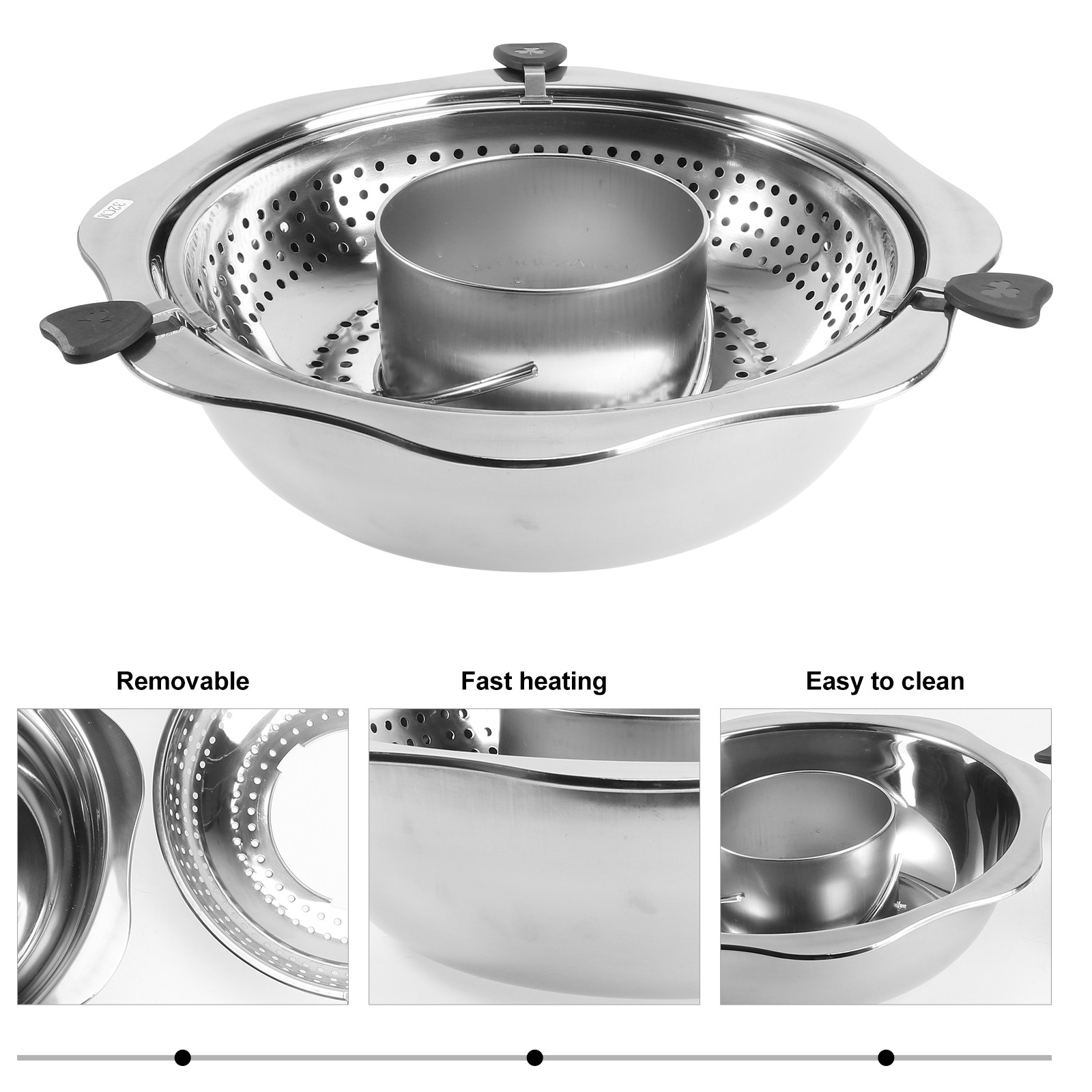 Rotating Hot Pot Stainless Ste - Home Cooking Utensils recensie en prijs